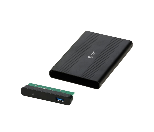 I-TEC MYSAFE AluBasic 2.5'' USB 3.0 SATA I/II/III HDD SSD BLACK MYSAFEU312 - 518513 - zdjęcie 3